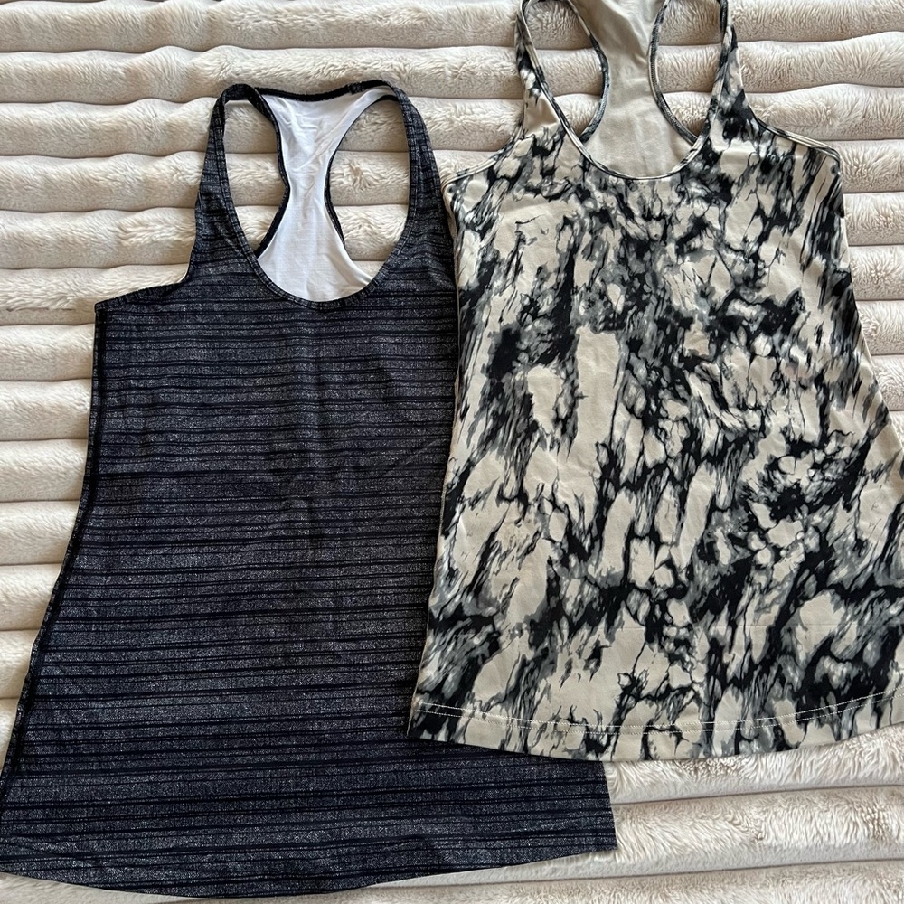 2 PC Lululemon Cool Racer Back Tank - Size 6